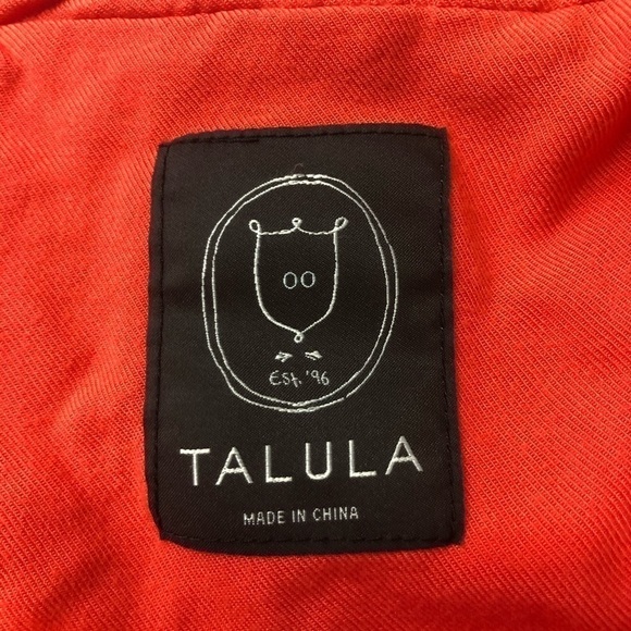 Aritzia Talula Kent Bright Coral Blazer, size 00 - Picture 6 of 10